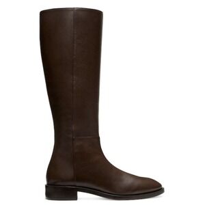 Bottes Stuart Weitzman En Cuir - Modèle Demi 75, Pointure 5, Bordeaux, Neuves Sans Boîte